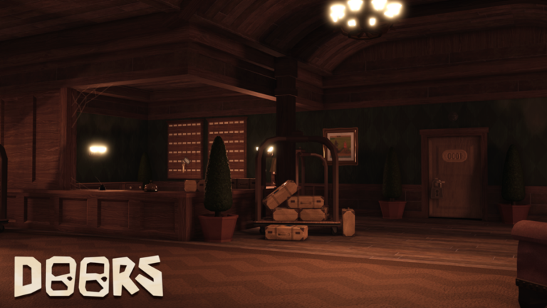Doors: a Roblox horror game about monsters and doors (Part 1)