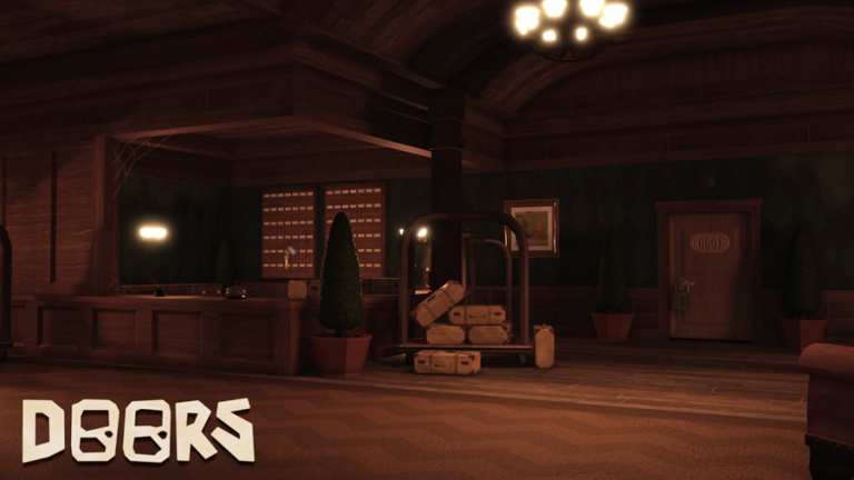 Doors: a Roblox horror game about monsters and doors (Part 1