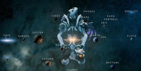 Map of the Warframe world without missions or specific locations shown.