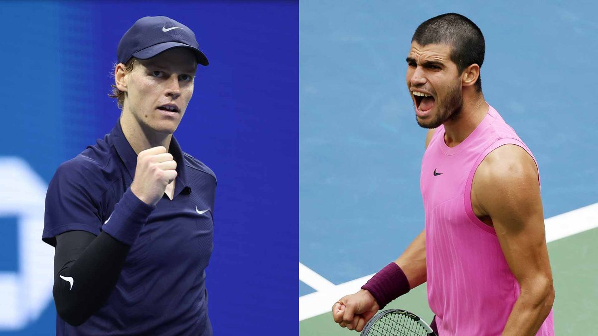 Jannik Sinner and Carlos Alcaraz are the top two players in the PIF ATP Rankings.